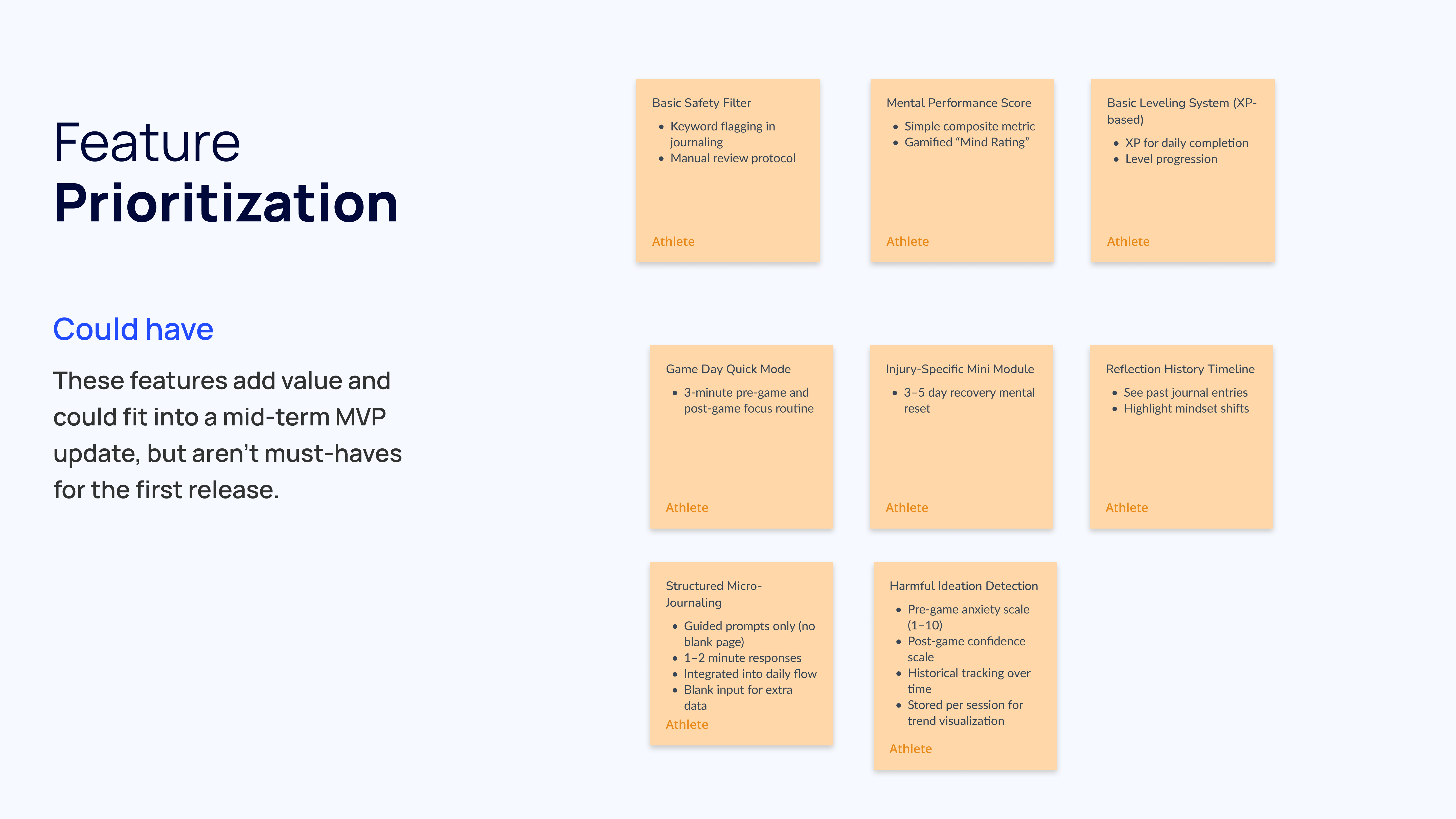 Clutch - Feature prioritization 