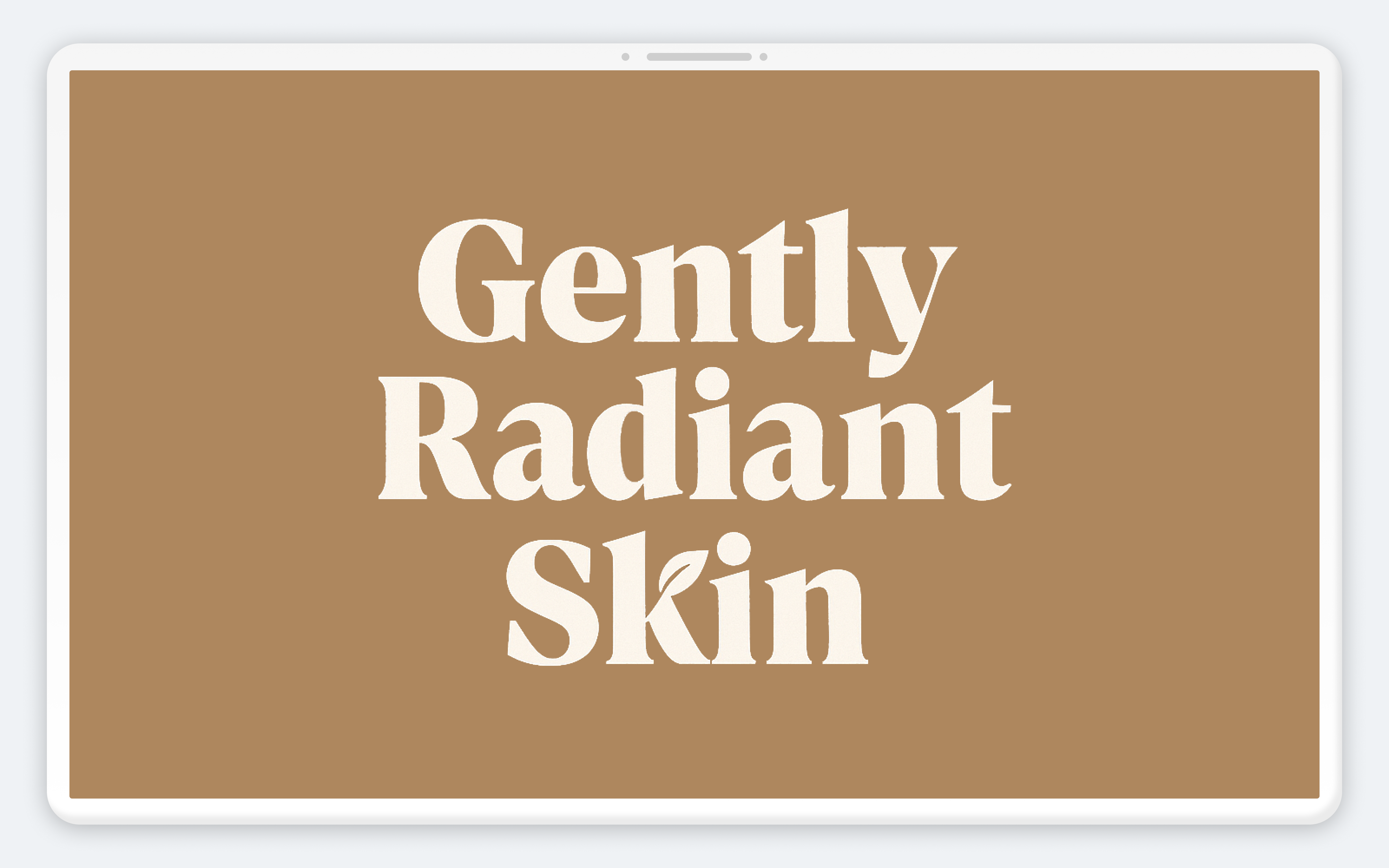 Gently Radiant Skin - Cover